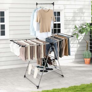 Foldable Clothes Drying Rack