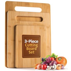 Bamboo Cutting Board Set 3-Piece